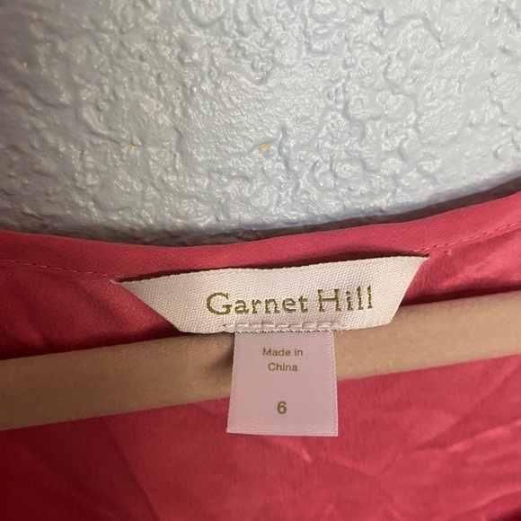 GARNET Hill tunic dress, size 6, 100 percent silk in rosé color - Picture 3 of 5